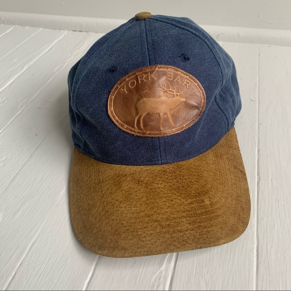 Habitat | Two Tone Six Panel Hat - York Bar Deer